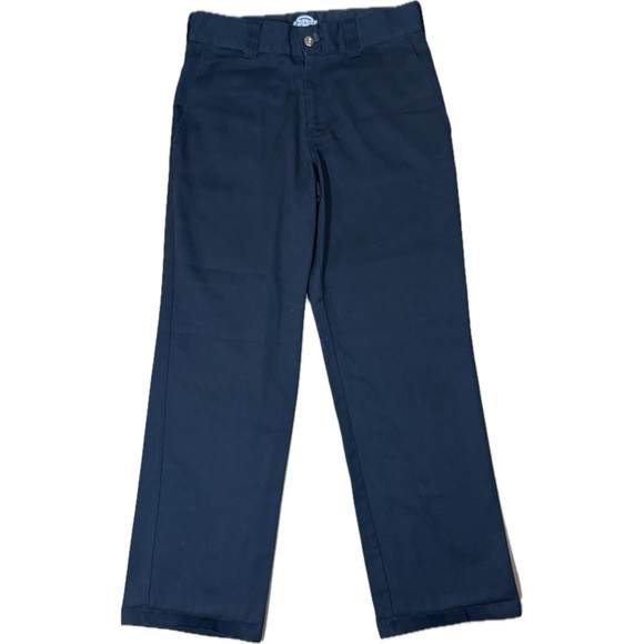 DICKIES Regular Straight Skate Work Pants Navy Blue 30x30 - Picture 1 of 6